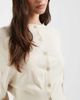 ASOS DESIGN ASOS DESIGN knit cinched cardigan with balloon sleeves in ecru-White - 3