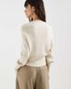 ASOS DESIGN ASOS DESIGN knit cinched cardigan with balloon sleeves in ecru-White - 4