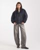ASOS DESIGN ASOS DESIGN knit collar bomber jacket in navy - 2