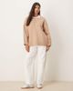 ASOS DESIGN ASOS DESIGN knit compact polo shirt in oatmeal-White - 4