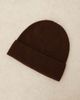 ASOS DESIGN ASOS DESIGN knit fine gauge wool beanie in chocolate-Brown - 2