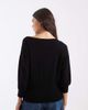 ASOS DESIGN ASOS DESIGN knit fitted boat neck top in black - 4