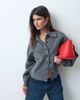 ASOS DESIGN ASOS DESIGN knit fitted shirt in charcoal-Gray - 1