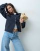 ASOS DESIGN ASOS DESIGN knit fitted shirt in navy - 1