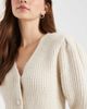 ASOS DESIGN ASOS DESIGN knit half sleeve cardigan in ecru-White - 2
