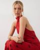 ASOS DESIGN ASOS DESIGN knit halter neck maxi dress in red polka dot-Multi - 3