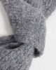 ASOS DESIGN ASOS DESIGN knit hooded scarf in charcoal gray - 2