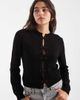 ASOS DESIGN ASOS DESIGN knit mandarin detailing cardigan in black - 1
