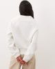 ASOS DESIGN ASOS DESIGN knit neck and cuff sweatshirt in coconut milk-White - 2