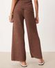 ASOS DESIGN ASOS DESIGN knit pants with turquoise beads in brown - part of a set - 3