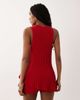 ASOS DESIGN ASOS DESIGN knit pleated asymmetric top in red - 4