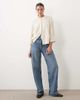 ASOS DESIGN ASOS DESIGN knit raglan detailed cardigan in ecru-Neutral - 2