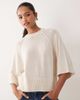 ASOS DESIGN ASOS DESIGN knit raglan detailed sweater in ecru-Neutral - 1