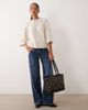 ASOS DESIGN ASOS DESIGN knit raglan detailed sweater in ecru-Neutral - 2