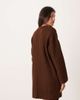 ASOS DESIGN ASOS DESIGN knit ribbed crew neck sweater dress in chocolate-Brown - 4
