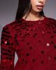 ASOS DESIGN ASOS DESIGN knit sequin cardigan in red - 3