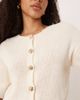 ASOS DESIGN ASOS DESIGN knit short sleeve cardigan with gold buttons in stone-Neutral - 3