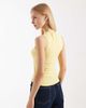 ASOS DESIGN ASOS DESIGN knit slash neck top in buttermilk - part of a set-Yellow - 4