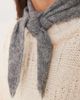 ASOS DESIGN ASOS DESIGN knit small triangle scarf in gray - 3