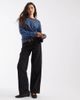 ASOS DESIGN ASOS DESIGN knit striped sweater with contrast trim in blue and brown-Multi - 2