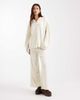ASOS DESIGN ASOS DESIGN knit super soft lounge pants in ecru - part of a set-White - 1