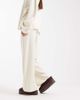 ASOS DESIGN ASOS DESIGN knit super soft lounge pants in ecru - part of a set-White - 4