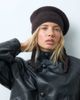 ASOS DESIGN ASOS DESIGN knit tie beret in chocolate-Brown - 2
