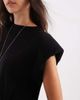 ASOS DESIGN ASOS DESIGN knit top with shoulder pads detailing in black-Yellow - 3