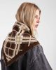 ASOS DESIGN ASOS DESIGN knit triangle scarf in brushed plaid-Multi - 1