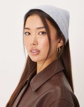 ASOS DESIGN ASOS DESIGN knit wide headband in light blue