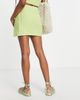 ASOS DESIGN ASOS DESIGN knit wide rib mini skirt with slit side detail in green - part of a set - 4