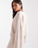 ASOS DESIGN ASOS DESIGN knit wide sleeves wool look sweater - part of a set-White - 4