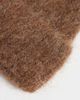 ASOS DESIGN ASOS DESIGN knitted alpaca wool mix beanie in chocolate-Brown - 2