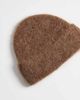 ASOS DESIGN ASOS DESIGN knitted alpaca wool mix beanie in chocolate-Brown - 3