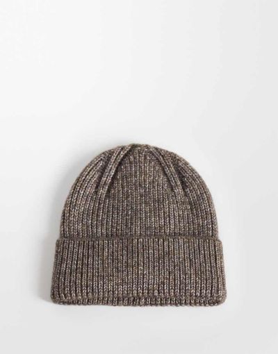 ASOS DESIGN ASOS DESIGN knitted beanie in mink-NEUTRAL