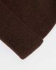 ASOS DESIGN ASOS DESIGN knitted fine gauge wool beanie in chocolate-Brown - 2