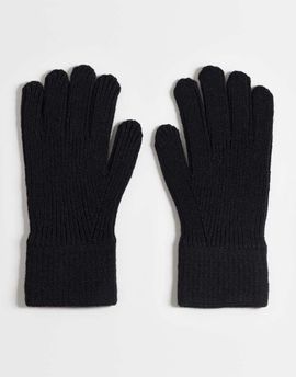 ASOS DESIGN ASOS DESIGN knitted gloves in black