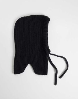 ASOS DESIGN ASOS DESIGN knitted hood in black