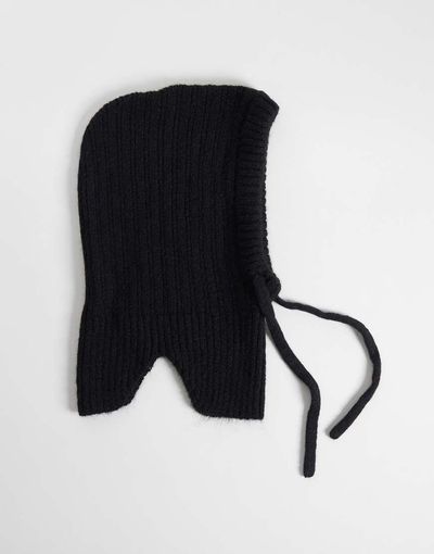 ASOS DESIGN ASOS DESIGN knitted hood in black
