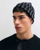 ASOS DESIGN ASOS DESIGN knitted light wash chunky rib beanie in gray - 1