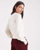 ASOS DESIGN ASOS DESIGN knitted long sleeve henley sweater in oatmeal-Neutral - 4
