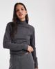 ASOS DESIGN ASOS DESIGN knitted long sleeve turtleneck sweater in charcoal-Gray - 1