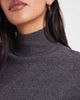 ASOS DESIGN ASOS DESIGN knitted long sleeve turtleneck sweater in charcoal-Gray - 3