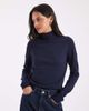 ASOS DESIGN ASOS DESIGN knitted long sleeve turtleneck sweater in navy - 1