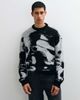ASOS DESIGN ASOS DESIGN knitted oversized sweater in monochrome-Black - 2