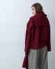 ASOS DESIGN ASOS DESIGN knitted scarf detail sweater in burgundy-RED - 4