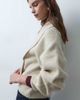 ASOS DESIGN ASOS DESIGN knitted slouchy shawl sweater in oat-NEUTRAL - 3