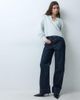 ASOS DESIGN ASOS DESIGN knitted sweater with gold-tone metal trim detail in gray - 3