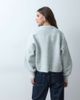 ASOS DESIGN ASOS DESIGN knitted sweater with gold-tone metal trim detail in gray - 4