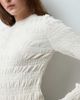 ASOS DESIGN ASOS DESIGN knitted sweater with smock detail in ecru-NEUTRAL - 4